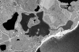 Aerial photo Island Pond